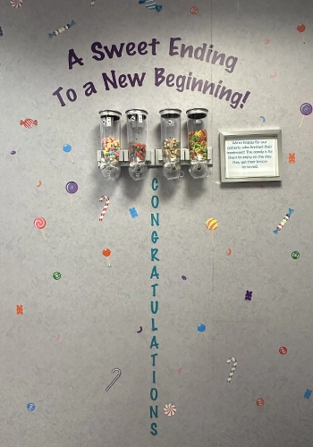 Orthodontist Monsey NY Candy Wall HP Candy Wall For Debondment At Wesley Hills Orthodontics